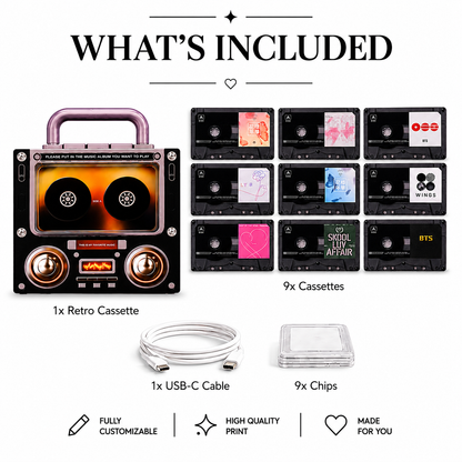 Retro Cassette NFC Music Box